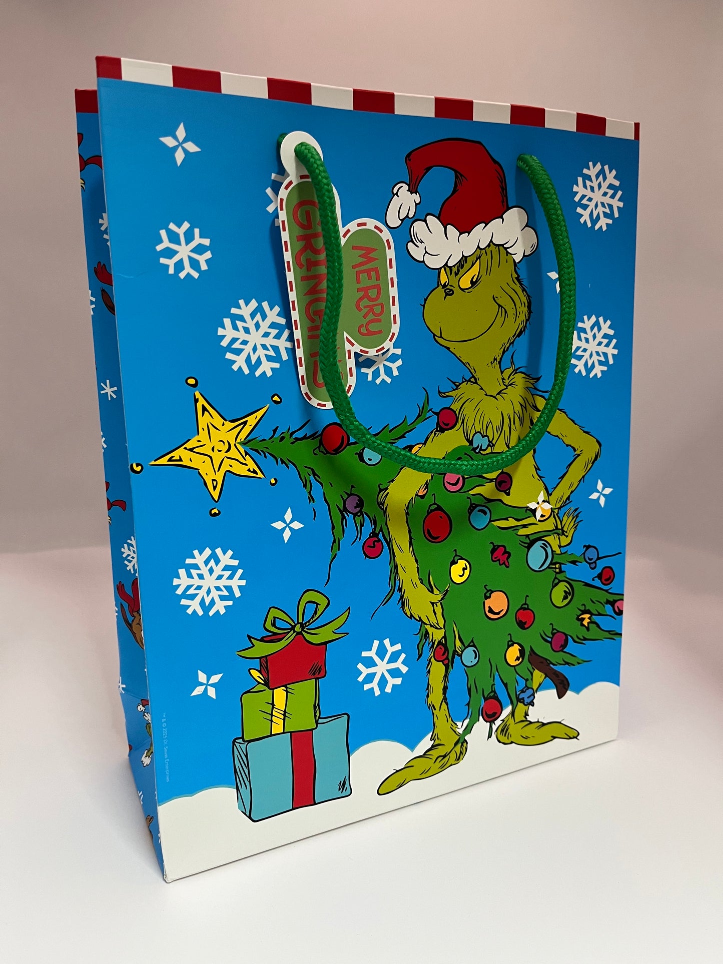 Merry Grinchmas Large Gift Bag
