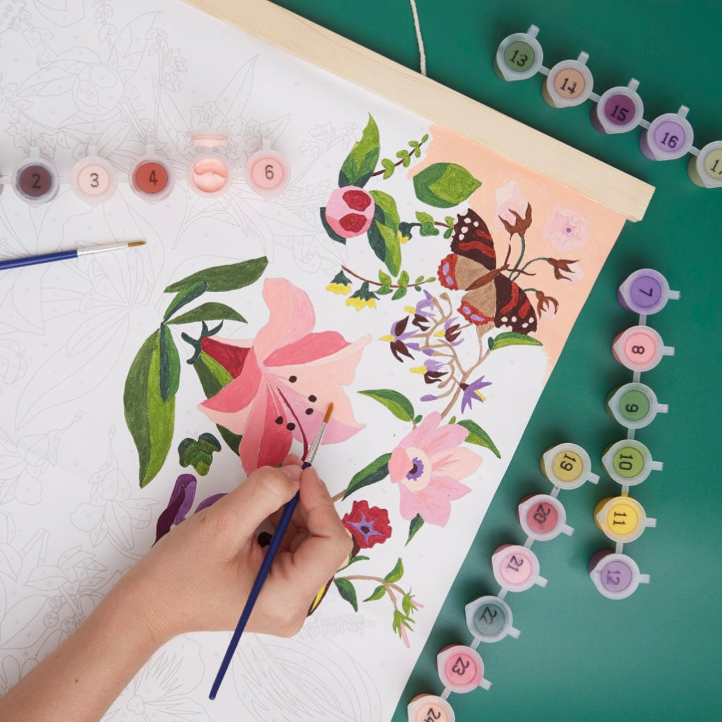RHS Kaleidoscope Paint By Numbers Wall Hanging Kit