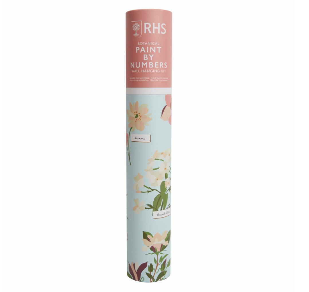 RHS Botanical Paint By Numbers Wall Hanging Kit