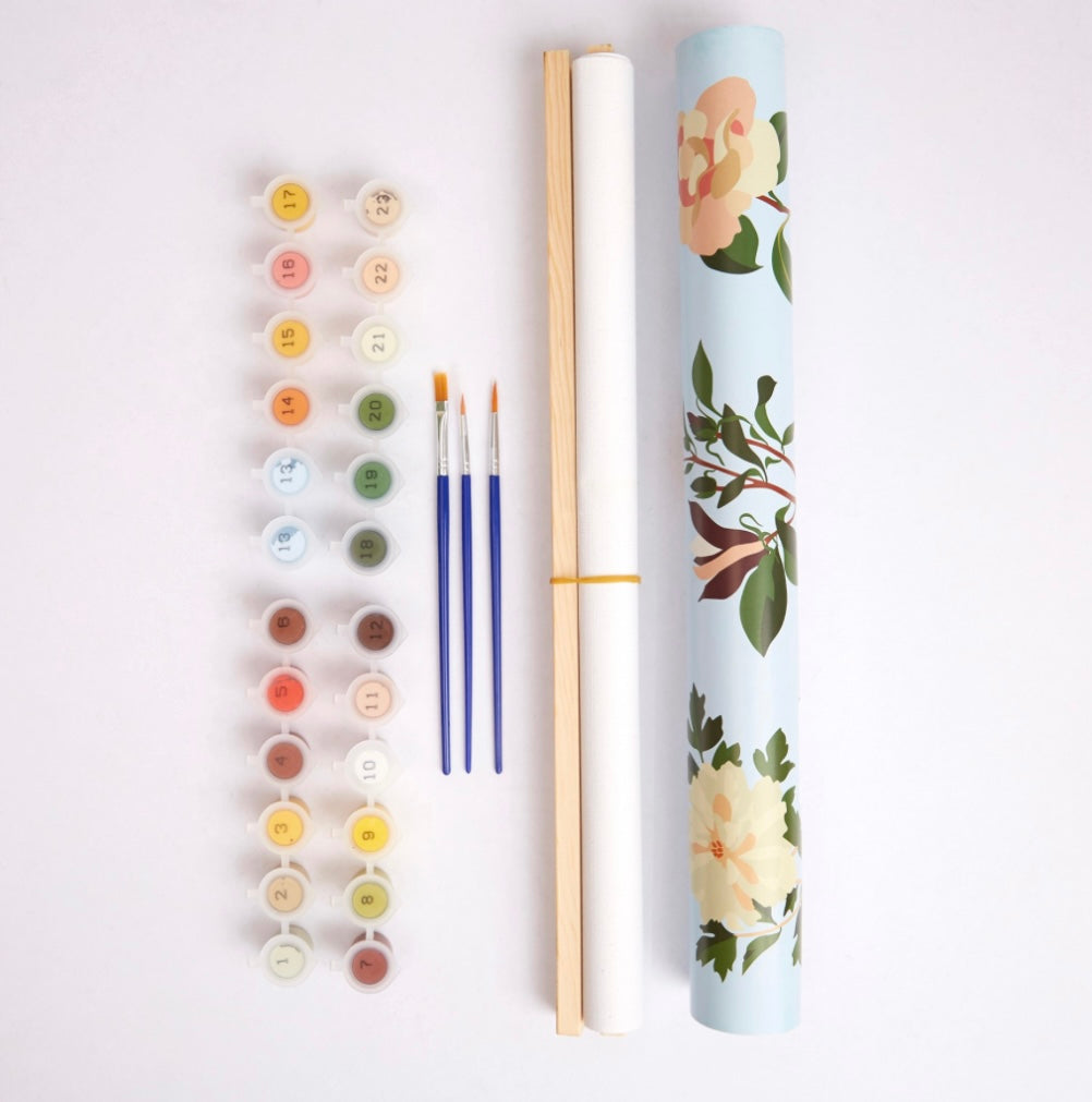 RHS Botanical Paint By Numbers Wall Hanging Kit
