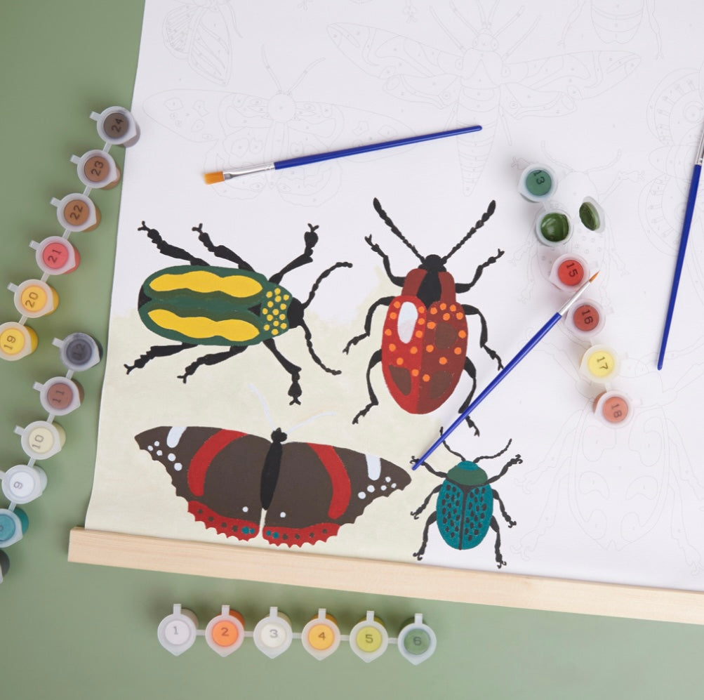 RHS Bugs Paint By Numbers Wall Hanging Kit