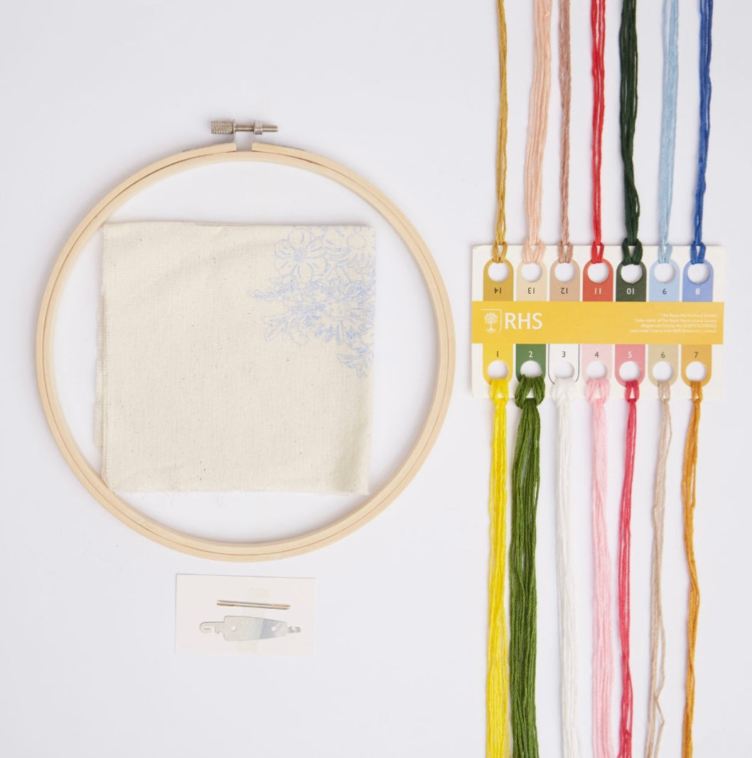 RHS Bouquet Embroidery Kit