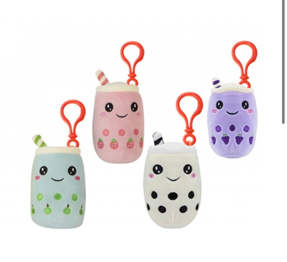 Boba Bubble Tea Keyring