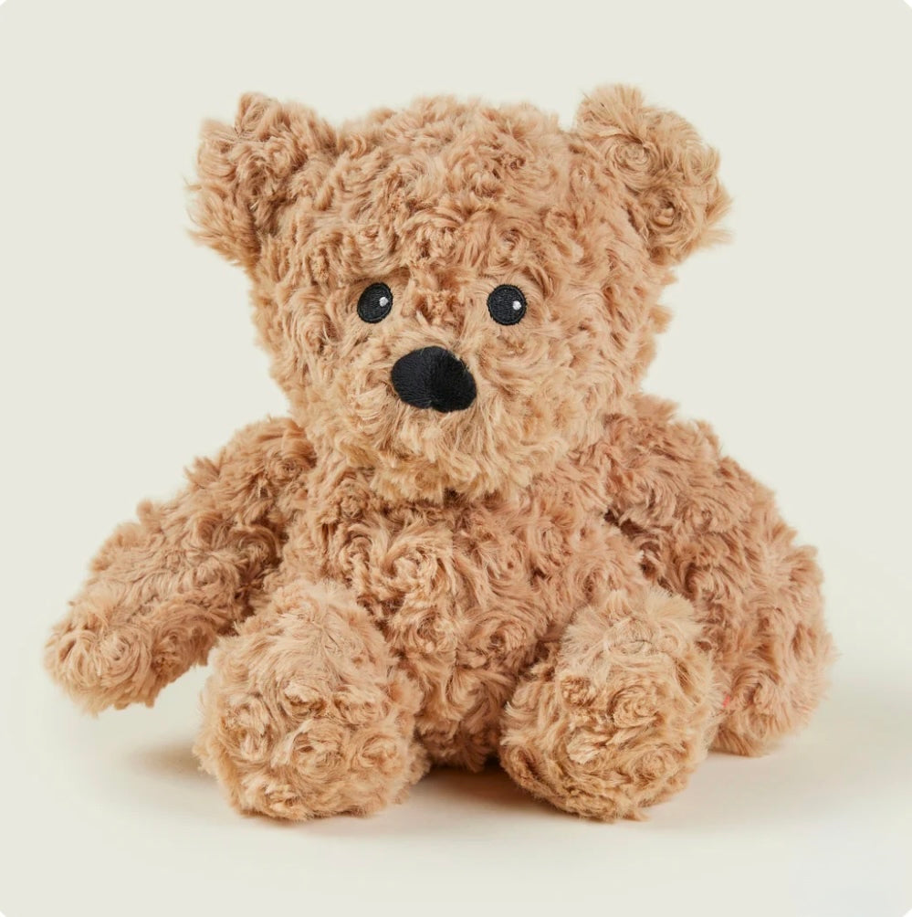 Warmies Curly Brown Bear