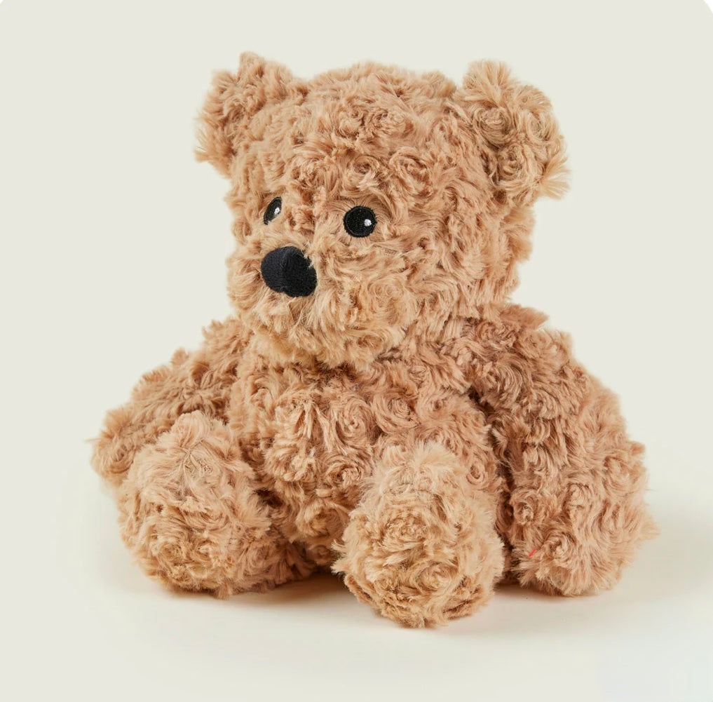 Warmies Curly Brown Bear