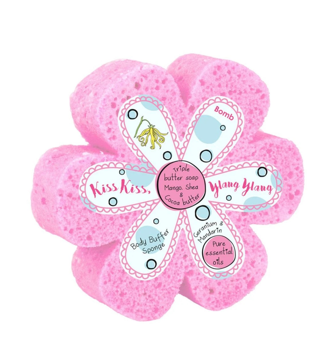 Kiss Kiss Ylang Ylang Flower Sponge