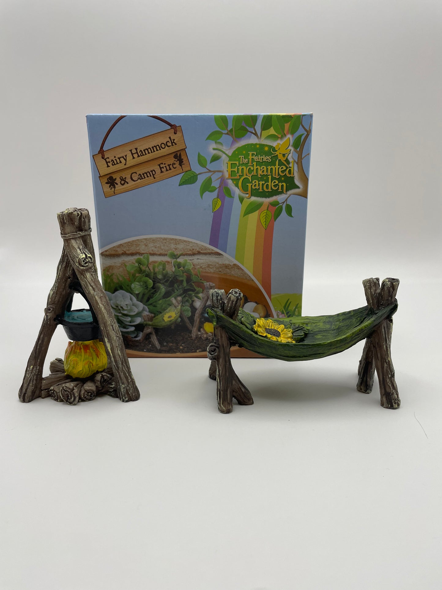 Hammock And Camp Fire