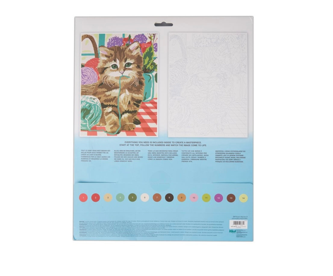Cute Kitten Paint By Numbers