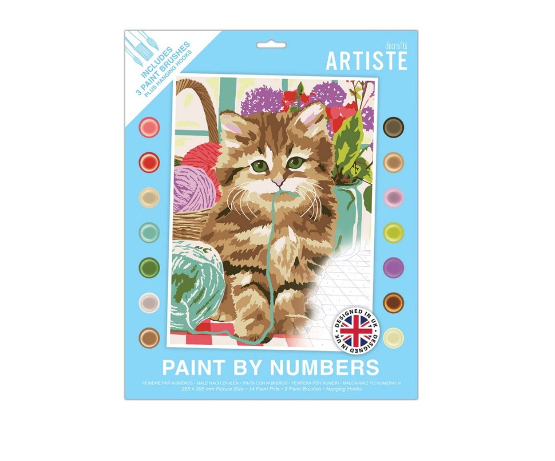 Cute Kitten Paint By Numbers