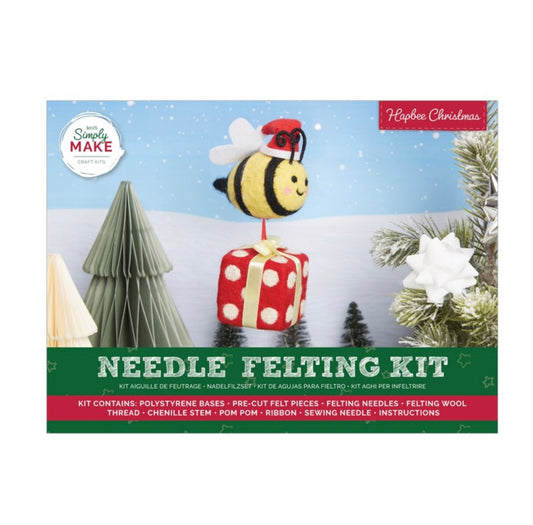 Hapbee Christmas Felting Kit