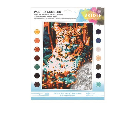 Resting Leopard Paint By Numbers