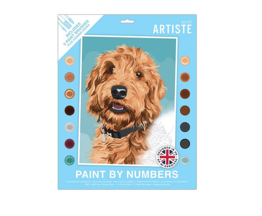 Playful Labradoodle Paint By Numbers