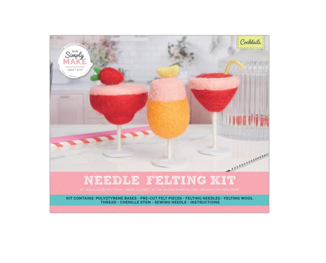 Cocktails Felting Kit