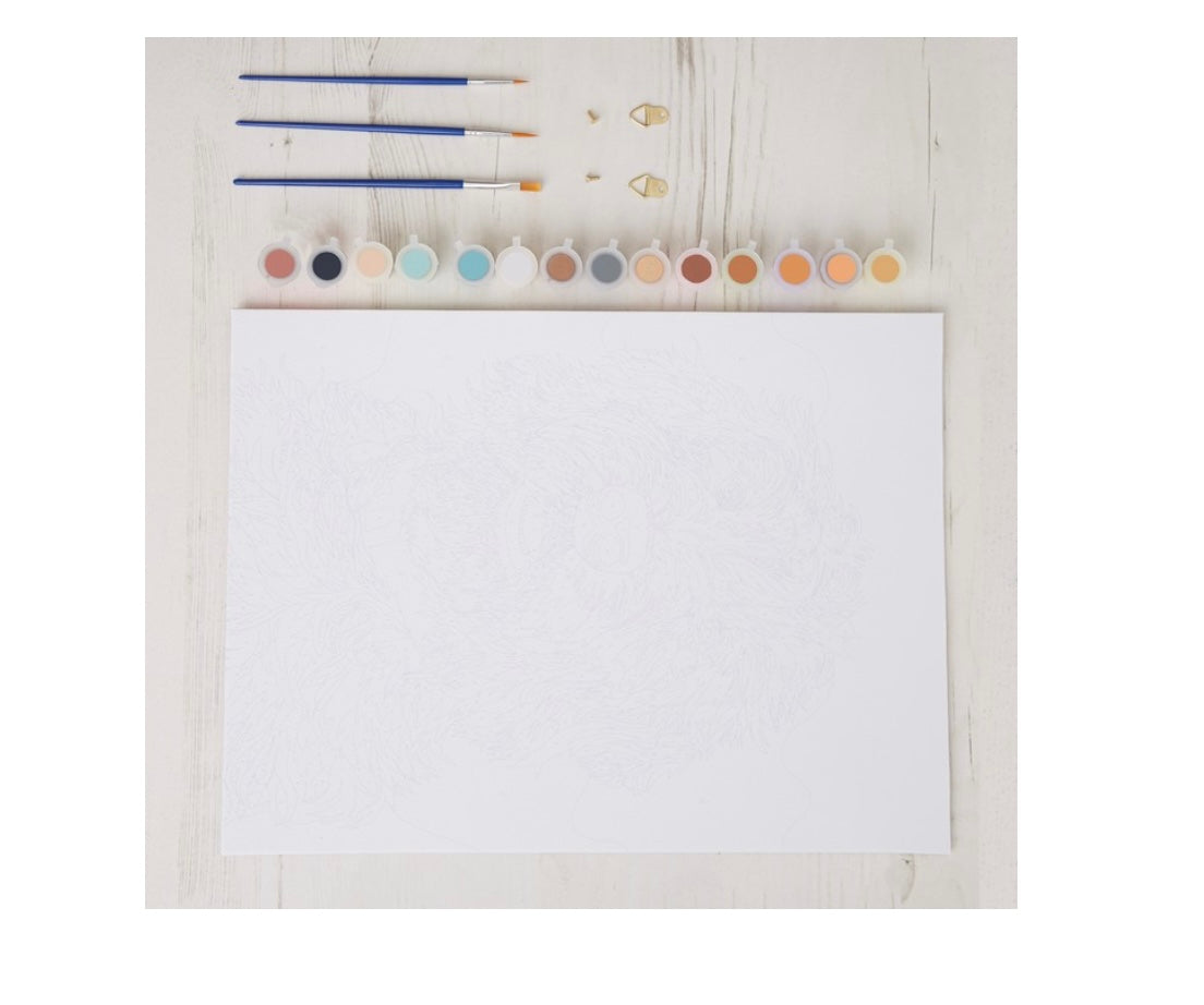 Resting Leopard Paint By Numbers