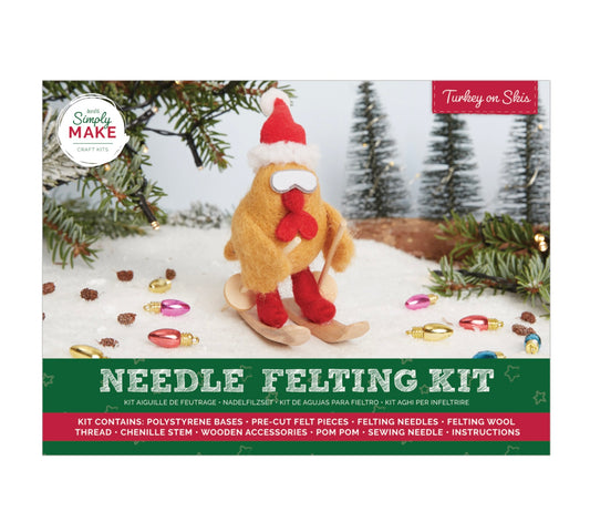Turkey on Skis Felting Kit