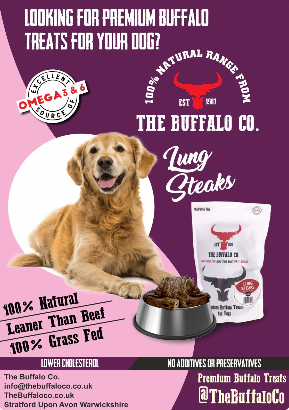 Buffalo Lung Steaks