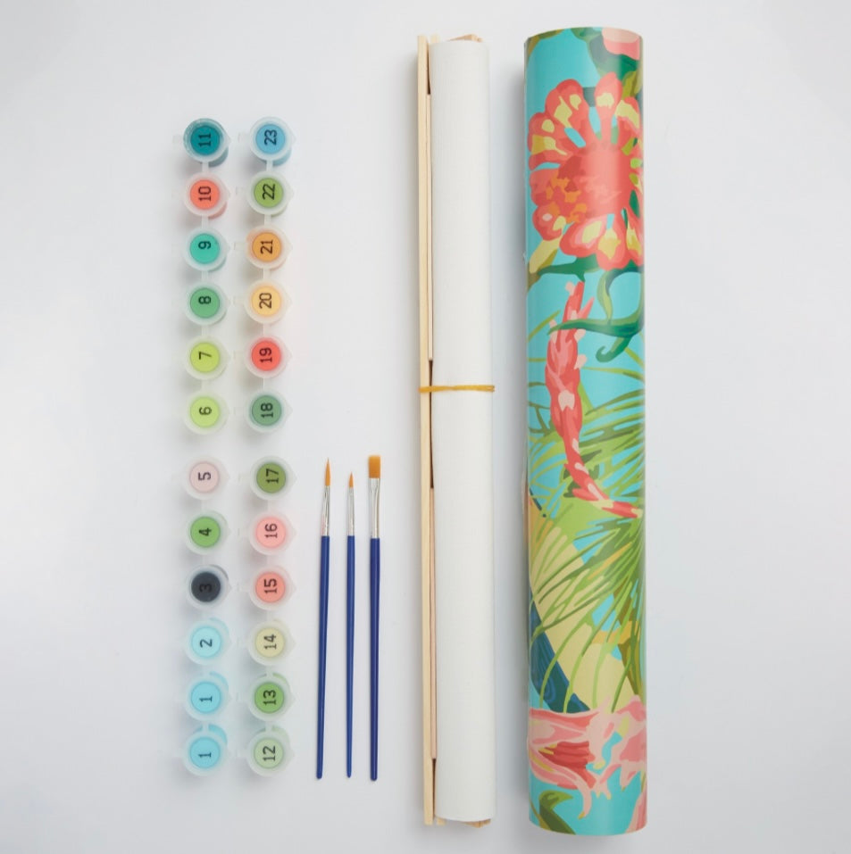 RHS Tropical Birds Paint By Numbers Wall Hanging Kit