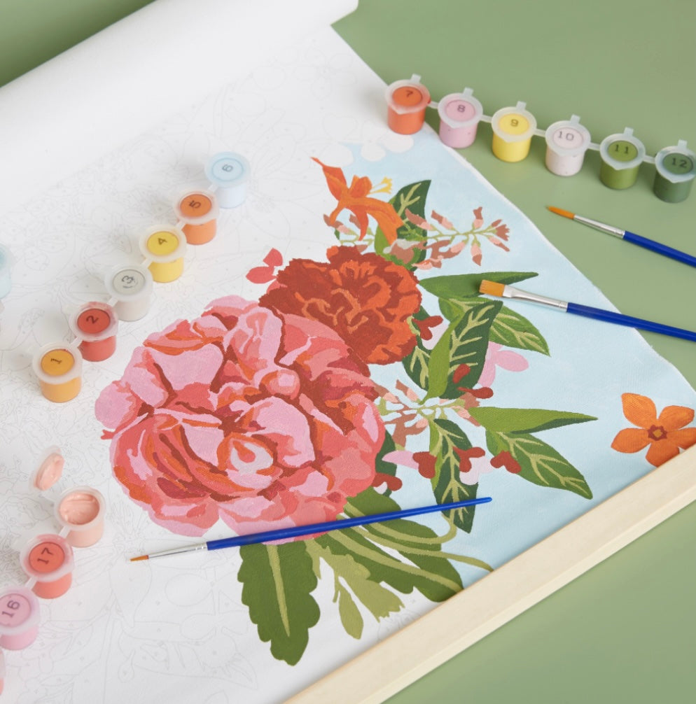 RHS Flower Bloom Paint By Numbers Wall Hanging Kit