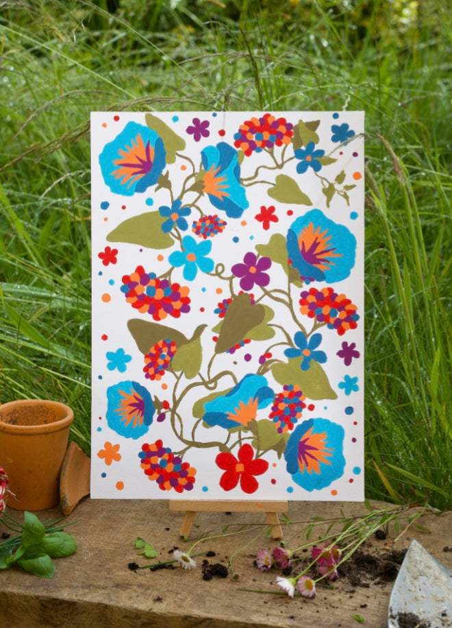 RHS Petunias Childs Paint By Numbers