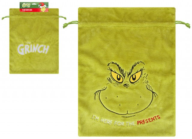 Grinch Plush Santa Sack