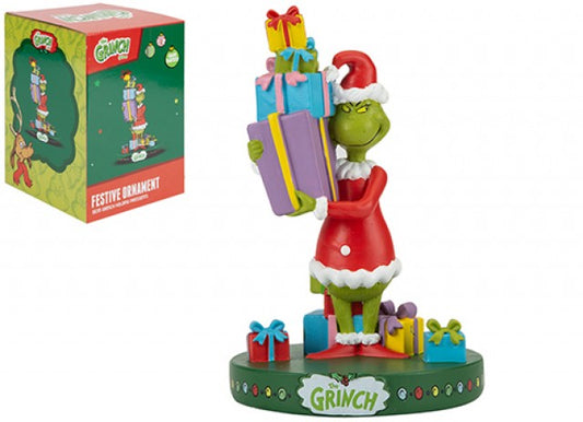 Grinch with Presents Ornament
