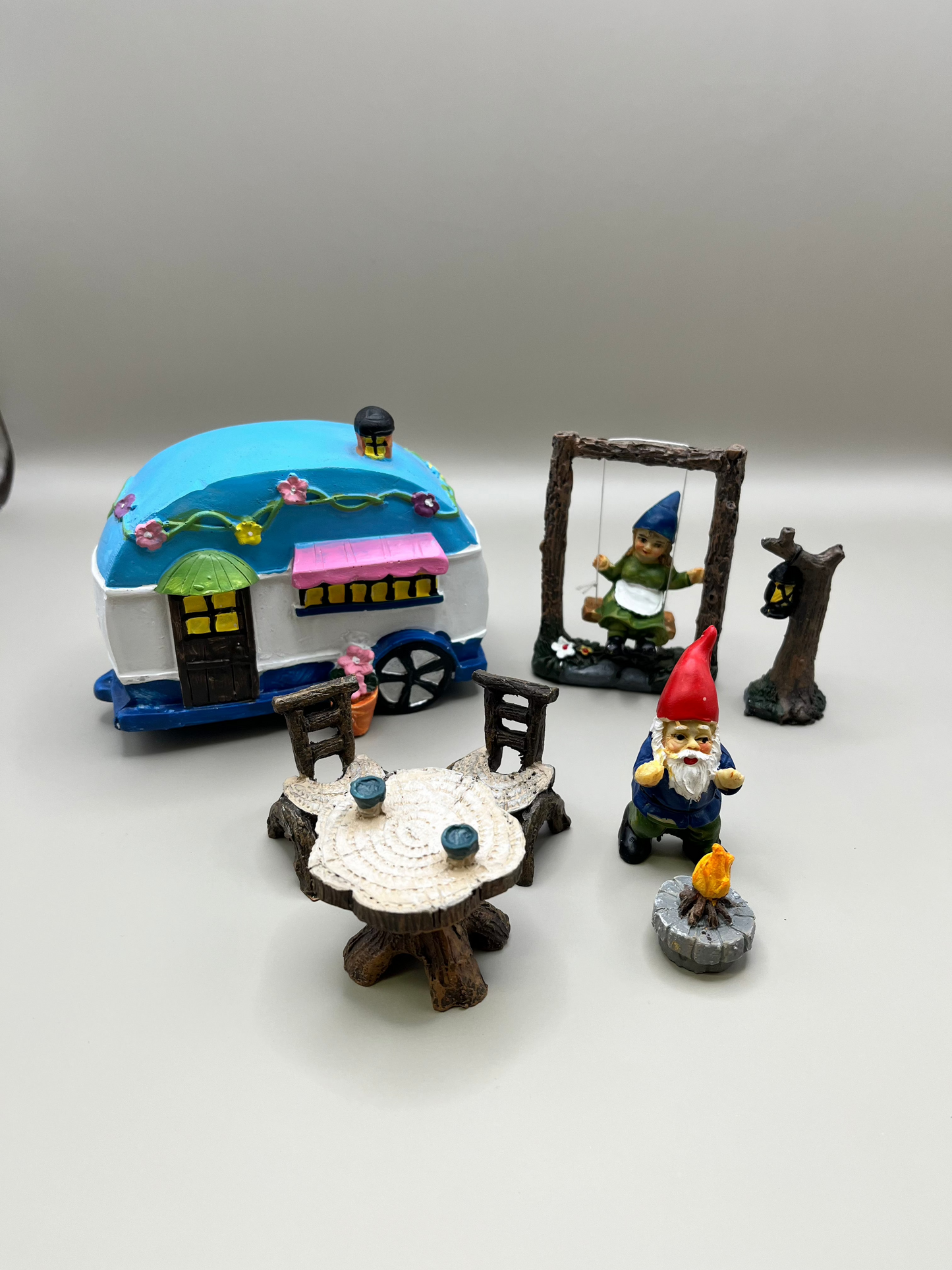 Fairy Gnome and Caravan Set