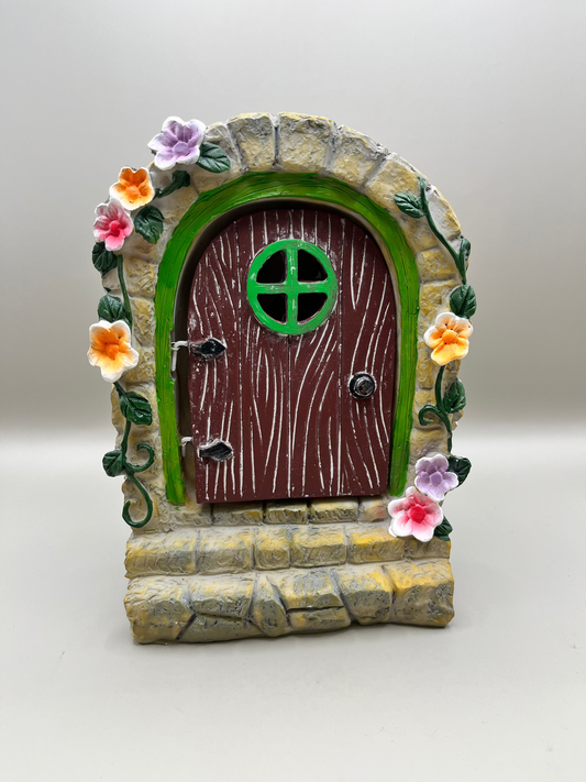 Solar Fairy Door With Steps