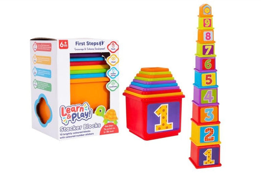 First Steps 10 Stack Up Blocks