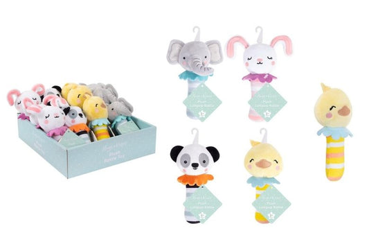 Hugs & Kisses Plush Toy With Rattle