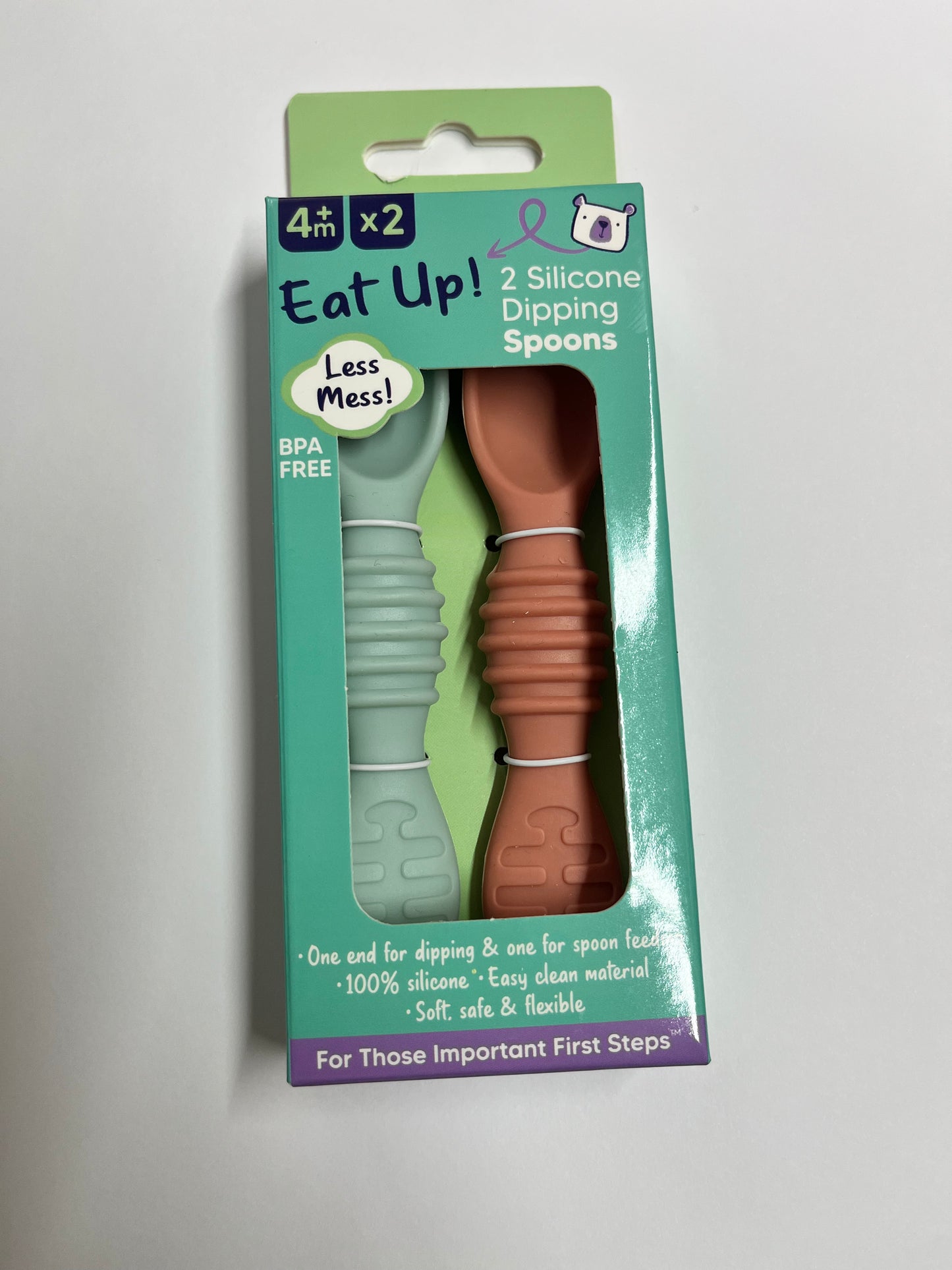 First Steps 2pk Silicone Dipping Spoons