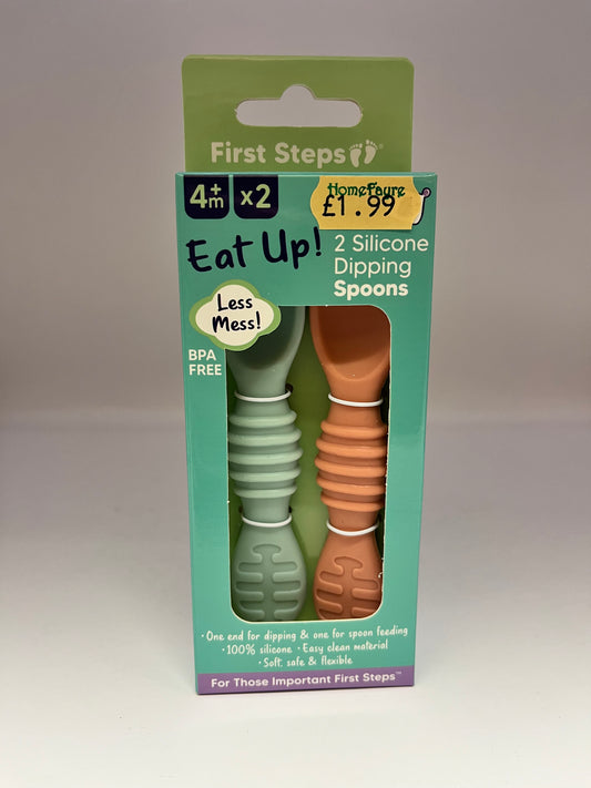 First Steps 2pk Silicone Dipping Spoons