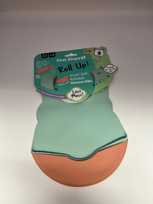 2pk Silicone Bibs