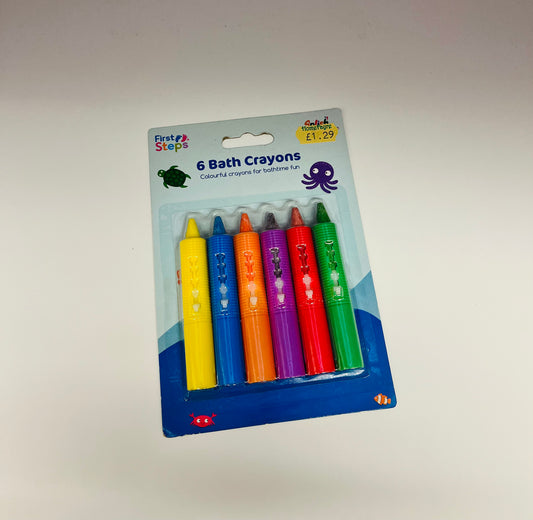 First Steps Bath Crayons 6pk