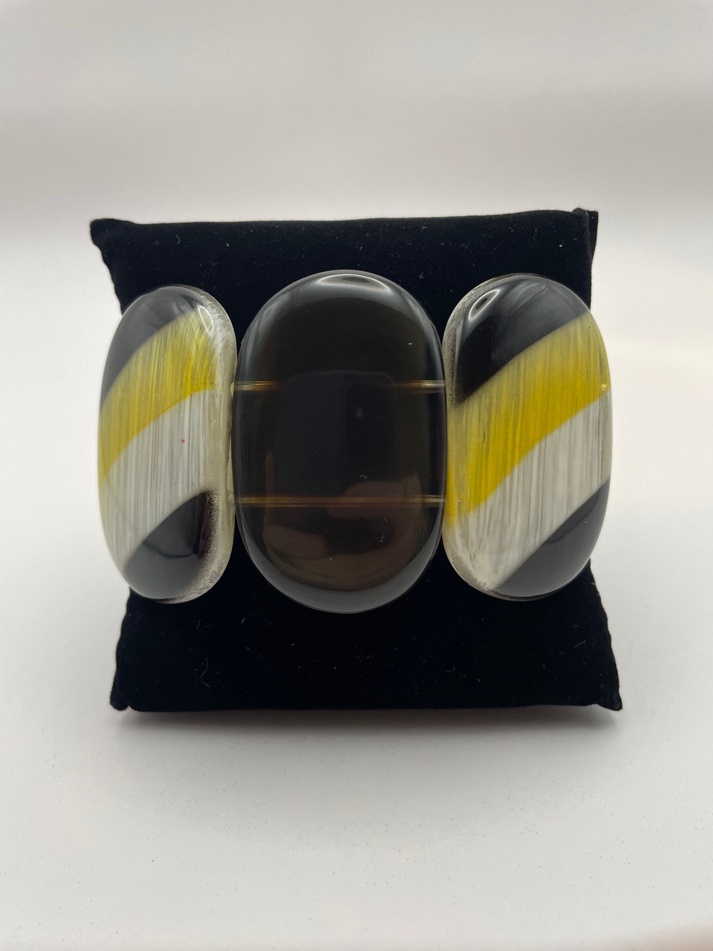 Oval Marble Elastic Bracelet