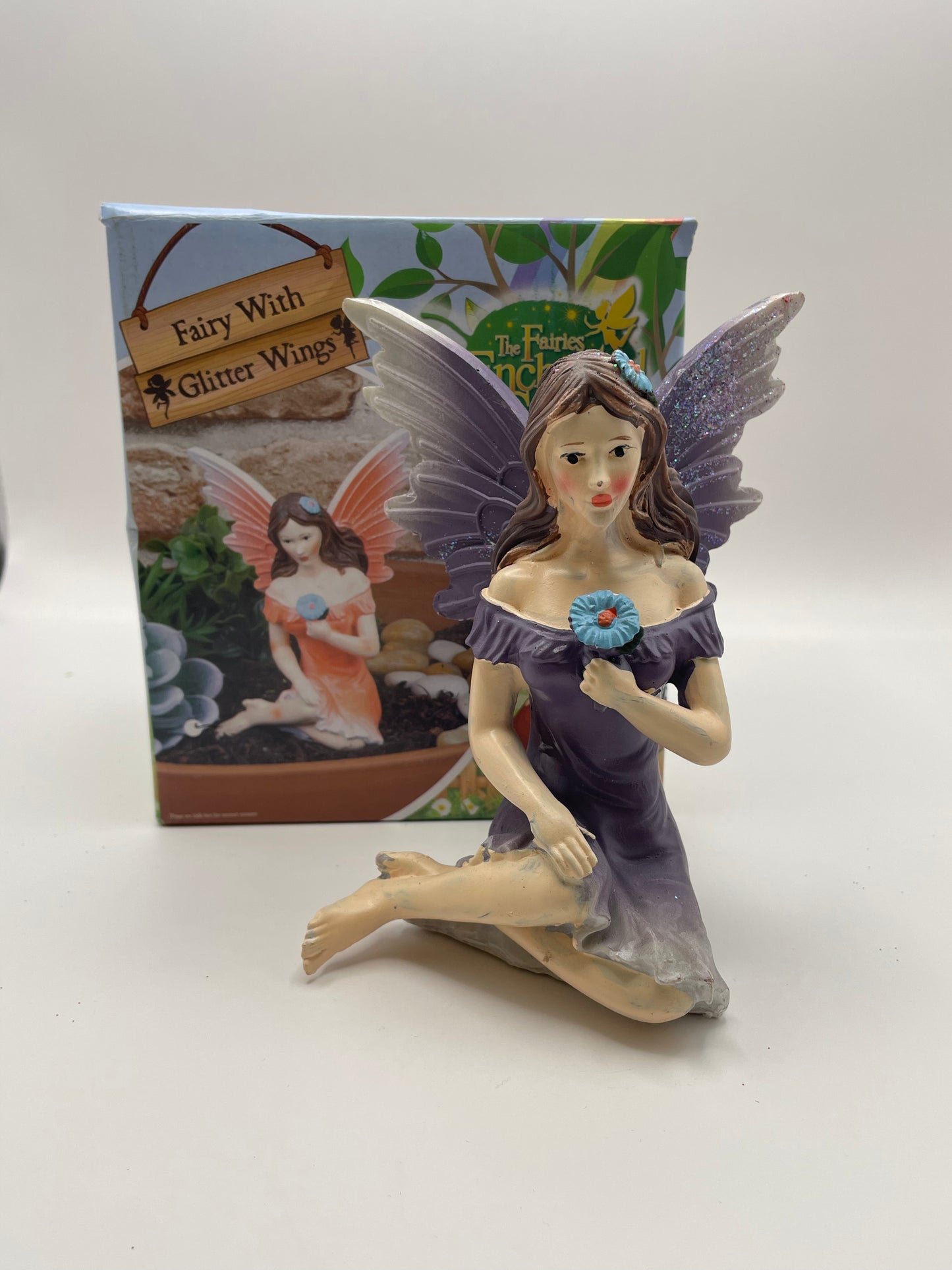 Glitter Wings And Flower