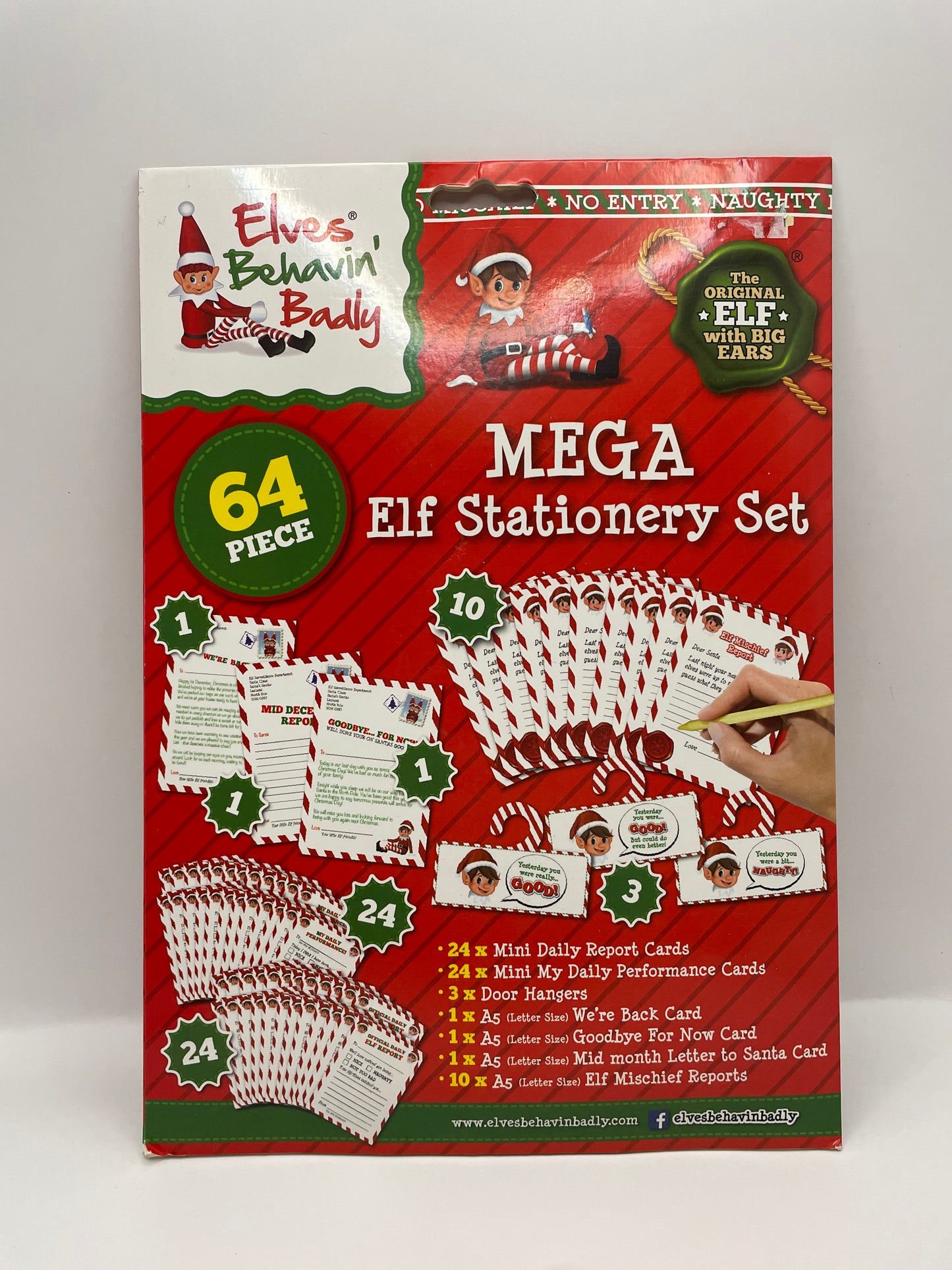 64pc Mega Elf Stationery Set