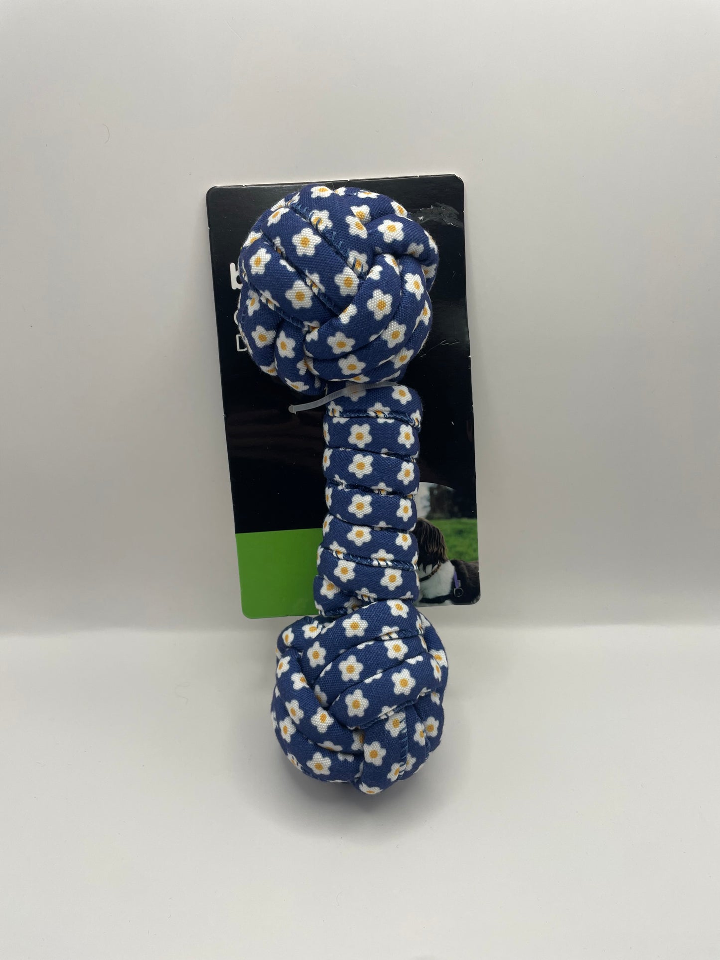 Floral Knotted Dog Dumbbell